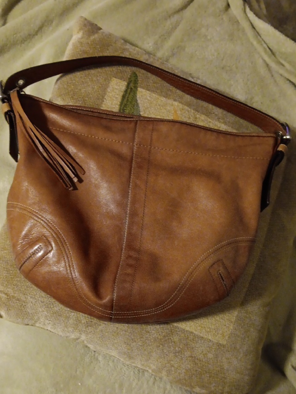 COACH Soho Hobo In Chestnut